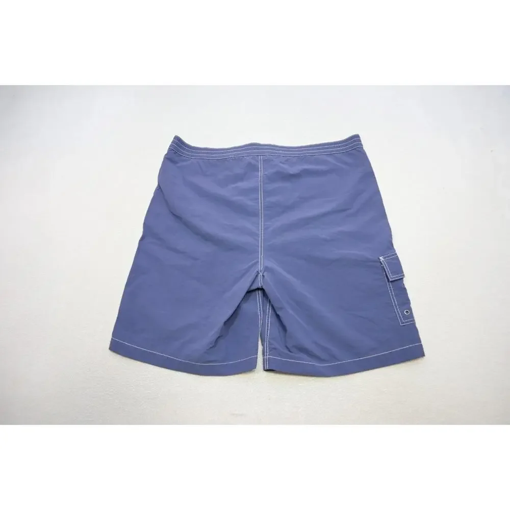 Polo Ralph Lauren Cargo Swim‎ Trunks Blue Water Shorts Netted Mens Size XL
